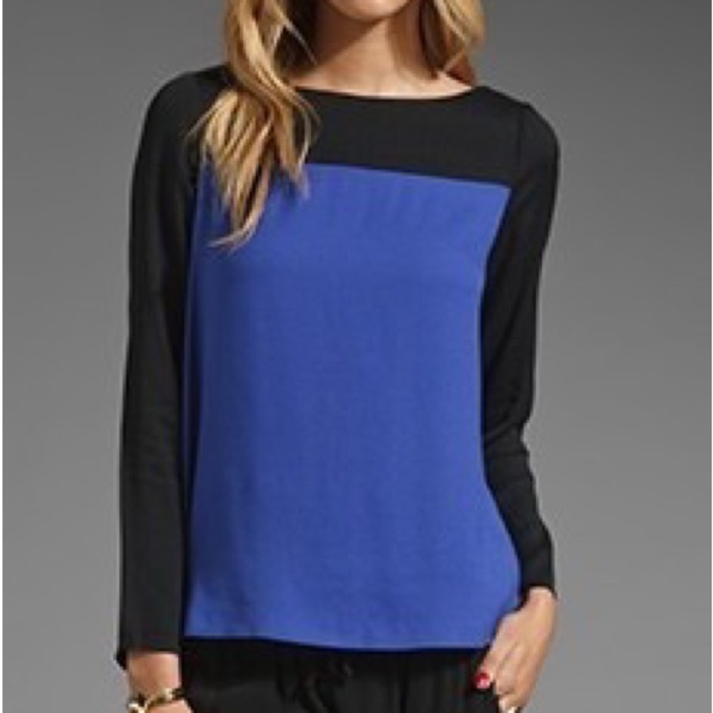 Joie Aliso color block top
